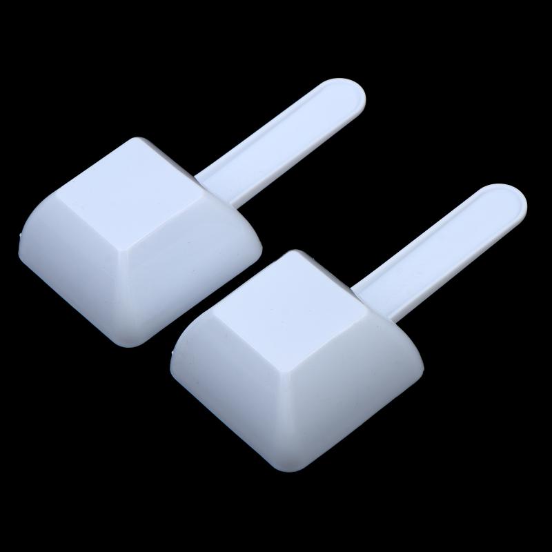 Measuring Spoons 10Pcs 15g Food Grade White PP Plastic Durable Kitchen Tools Ideal Gift for Home Baking Enthusiasts