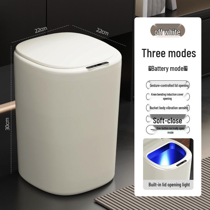High-Value Smart Sensor Trash Can with Lid: Ideal for Bathroom, Large Capacity & Great Gift