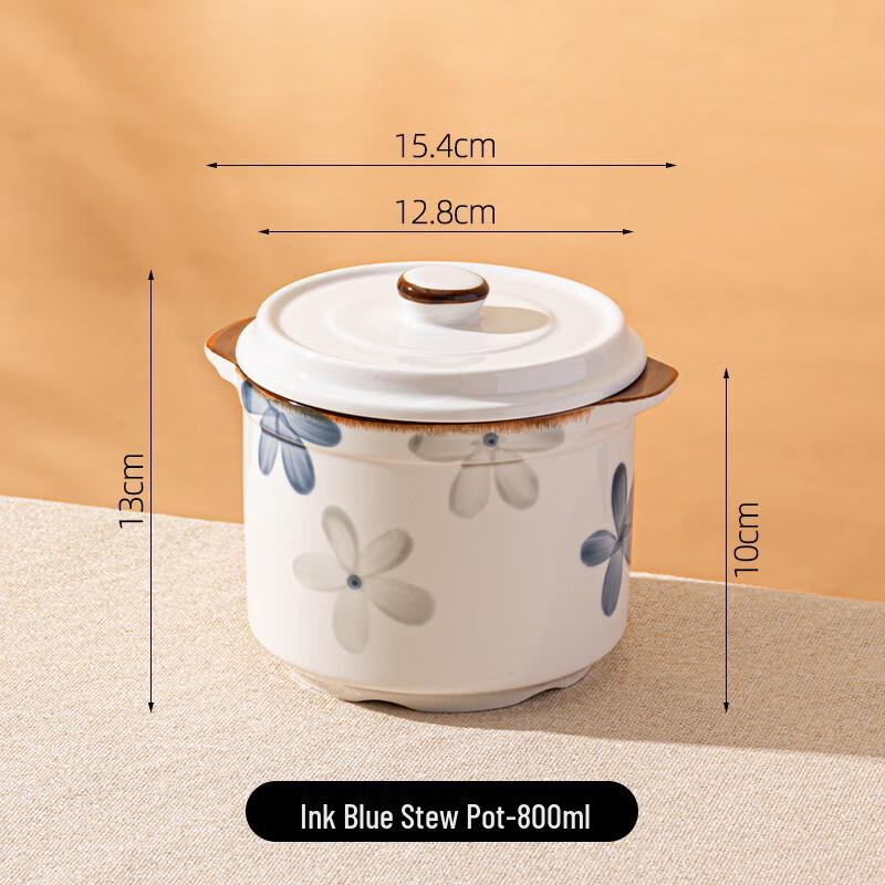 Naijiang Japanese Ceramic Double Boiler Stew Pot