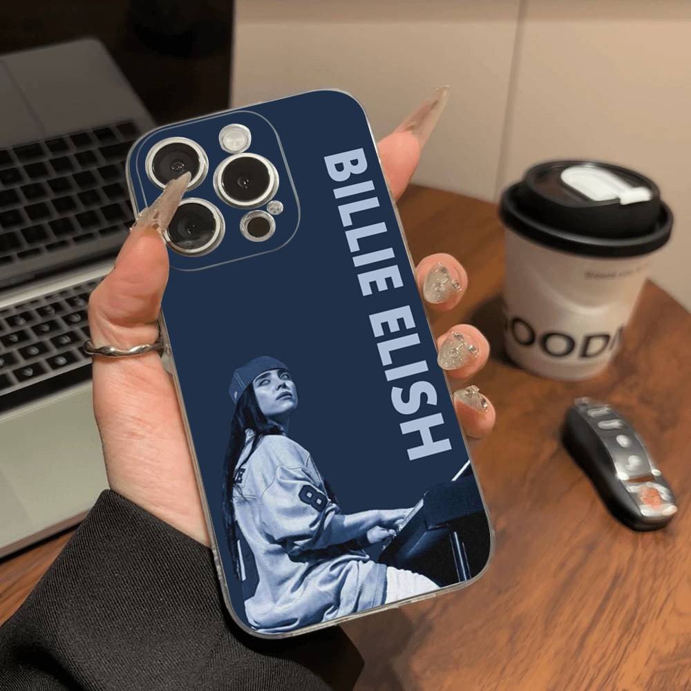 B-Billie E-Eilishes Phone Case for iPhone 17 16 15 14 13 12 11 Pro Max Plus Soft Cover Personalized DIY