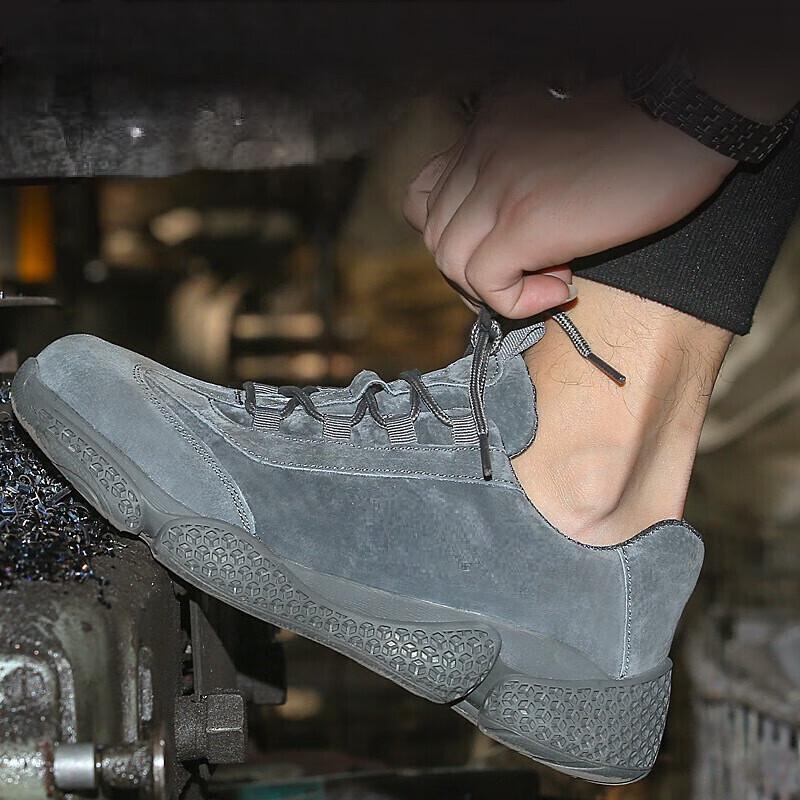 Boful Bird Lightweight Breathable Pigskin Work Safety Shoes EU 37