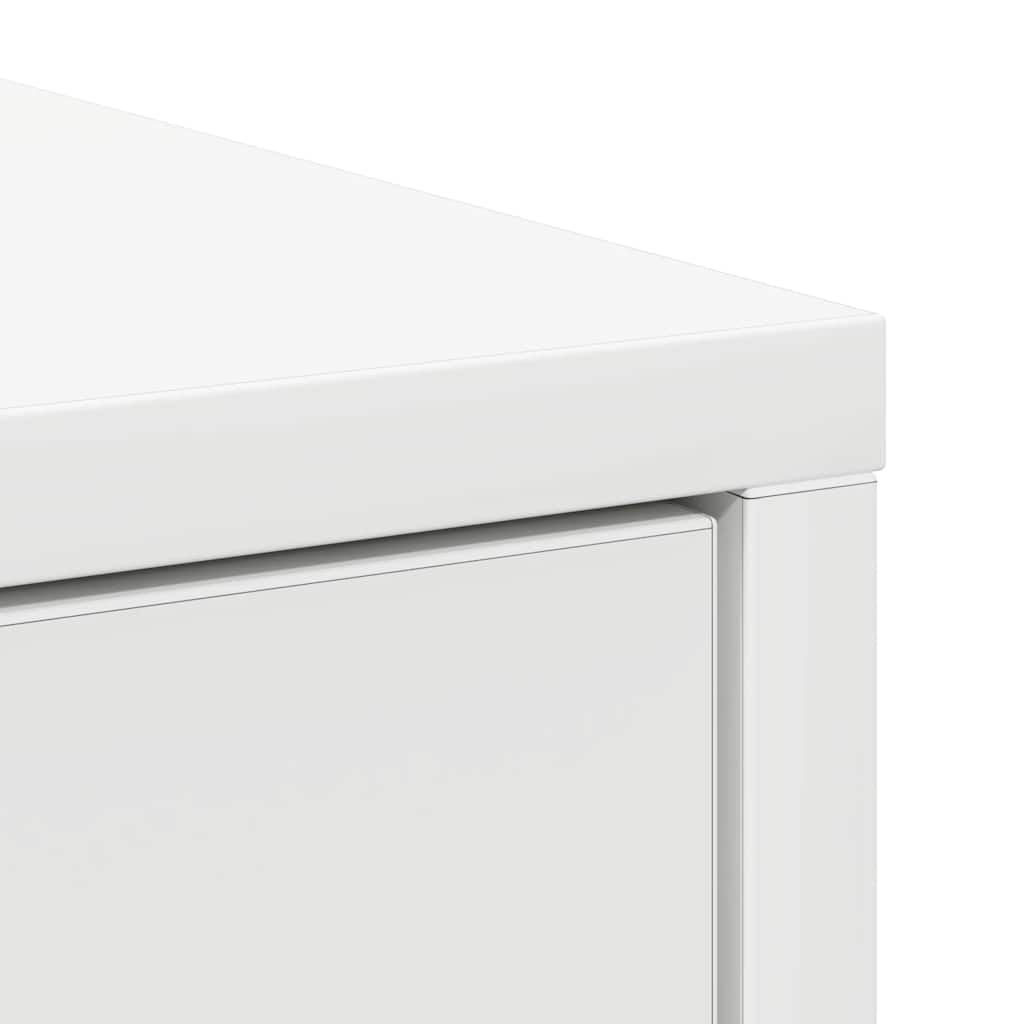 Sideboard with Drawer White 80 x 34 x 76 cm Particleboard