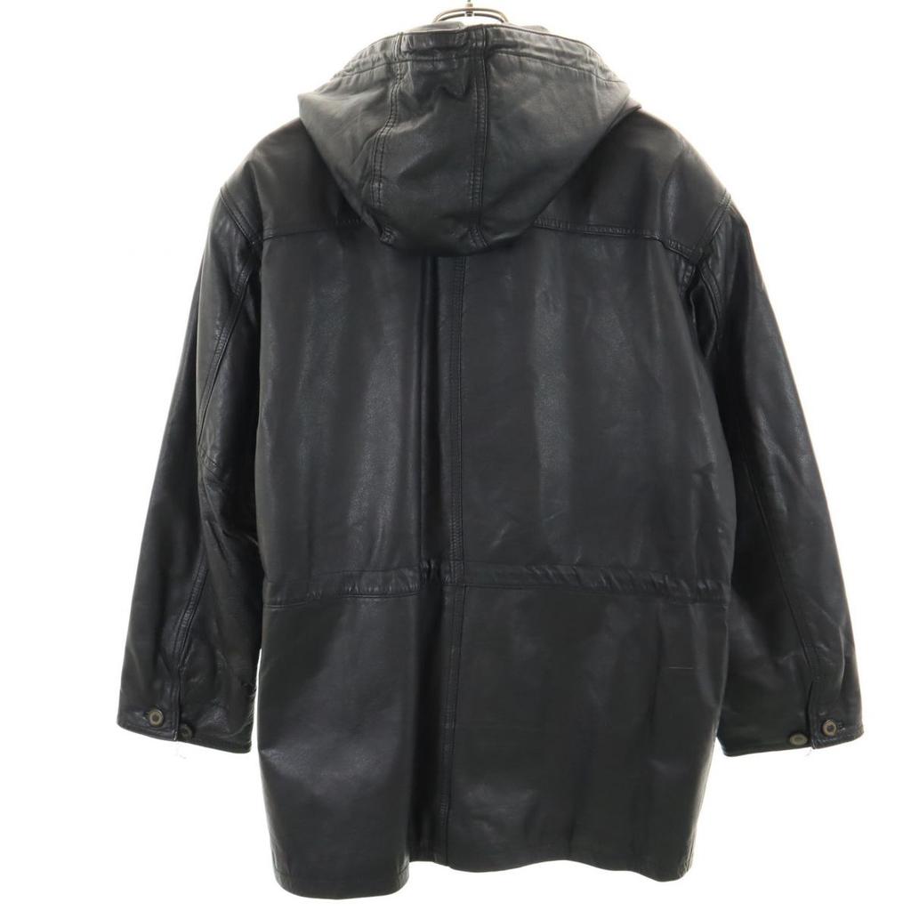 MANPHOTO Leather Jacket M Black Men's Used