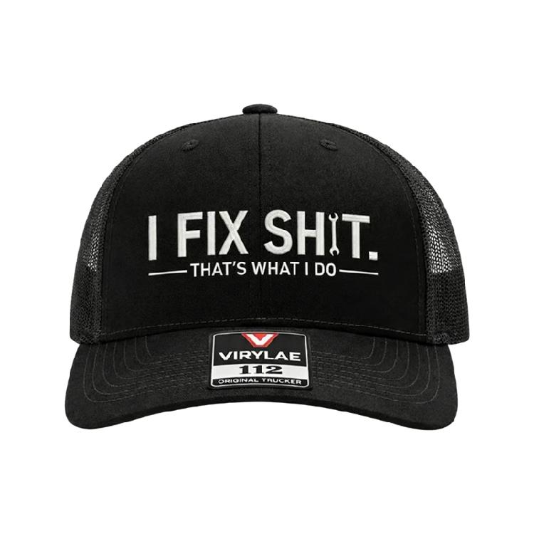 Unisex Embroidery Mechanic Baseball Cap Repairman Dad Hat For Workshop Outdoor Activity And Daily Fashion Headpiece