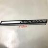 3D ABS Schwarz COMPETITION Leiste Unterlegtes Emblem für BMW 3 5 7 Serie Thunder Edition M1 M2 M3 M4 M5 M6 X5M X6M Auto Kofferraum Emblem