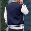 Men S Hooded Baseball Jacket Slim Fit Cardigan Sport Casual Wear