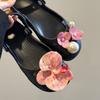 Ballettschuhe Schuhanhänger Set Damen Anhänger Packung Niedliche Blume Schuhdekorationen DIY Perlen Schuhzubehör 1Set