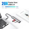 4 Ports Type C HUB USB 3.1 HUB 10Gbps High Speed USB Splitter USB C Hub for PC Computer Accessories Laptop Macbook Pro
