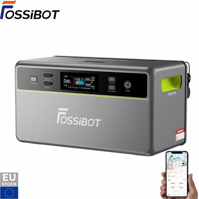 Balkonová solární elektrárna FOSSiBOT FBP1200, LiFePO4 baterie 1958Wh, APP/MPPT/balkon/AI