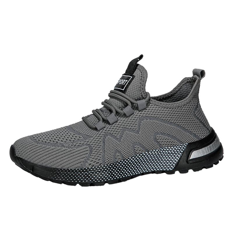 Oiaano Scarpe Sportive da Uomo a Piedi Nudi Rete Leggere Traspiranti Stringate Sneakers Casual Suola Morbida Tempo Libero Zero Drop Esterno Lavoro Jogging