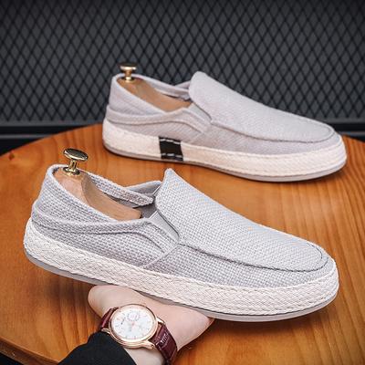 Fashion Chaussure Hommes Linen Men Shoe Autumn New Men Casual Canvas Shoe Breathable Men Tennis Shoe Men Sport Shoe Allmatch Slipper Men
