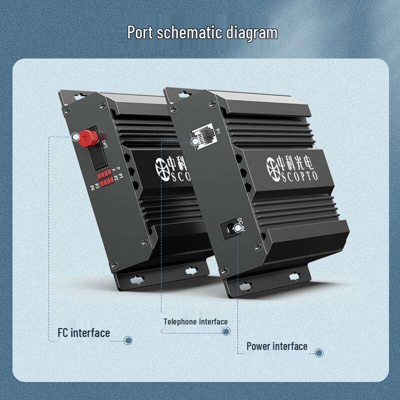 Zhongke Optoelectronics PCM Voice Telephone Optical Transceiver
