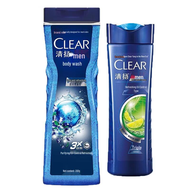 

Clear Anti-Dandruff Oil Control Shampoo & Shower Gel Set