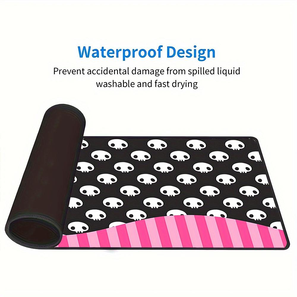 Kuromi Themed XXL Mouse Pad - Non-slip Rubber Desk Mat for Gaming and Office Use, Multi-Function Keyboard and Mouse Pad, Ideal Gift for Chri