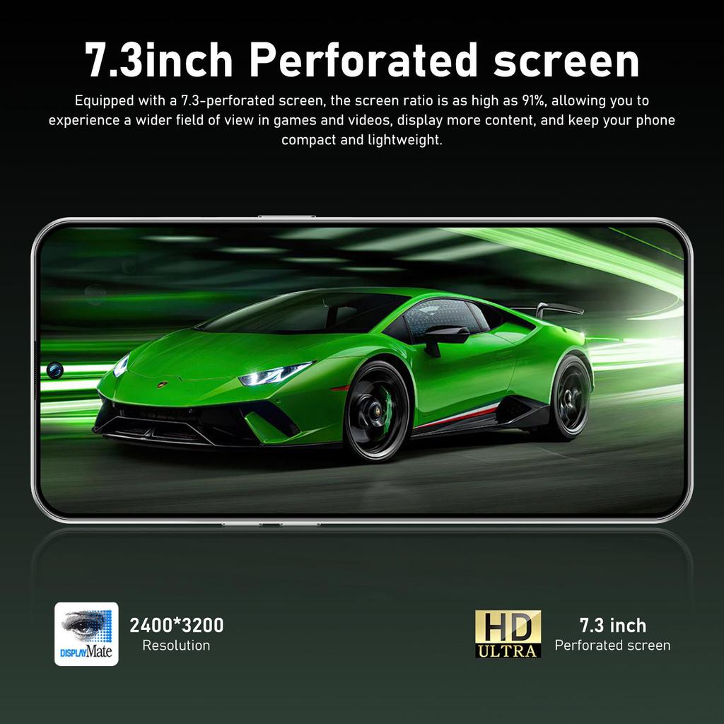 New Cross-border M17 Pro Max HD Smartphone with 16GB RAM+1TB Storage and Large All-in-One Display