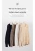 Women's Round Neck Crochet Cashmere Sweater - Soft, Warm, Fashionable Knit for Spring & Autumn
