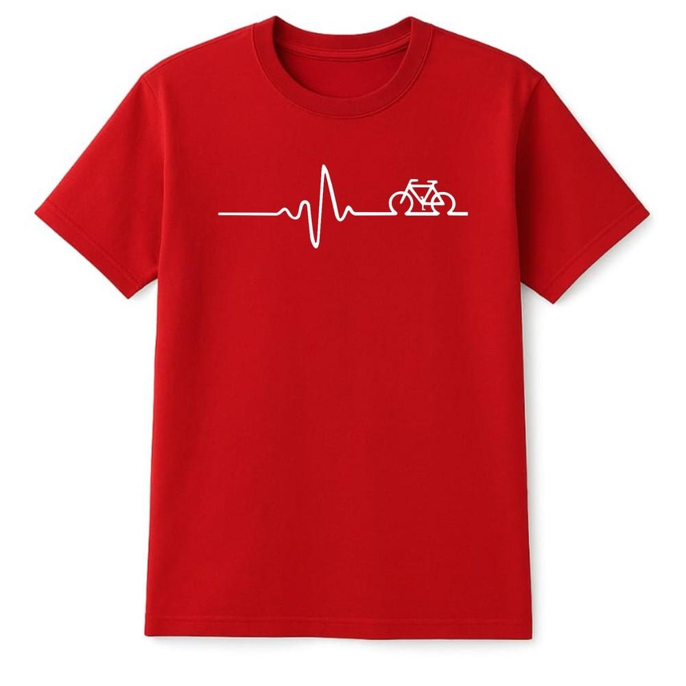 Bike Heart Beat TShirt Motorcycle Motorbike Biker Rider Love Beat Funny Shirt S