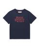 AECA (Woman) Color Chain Stitch Aeca Sports Half Sleeve Tee-Navy