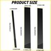 6X Glossy Black Pillar Post Window Door Trim 2004-2015 For Nissan Titan Crew Cab