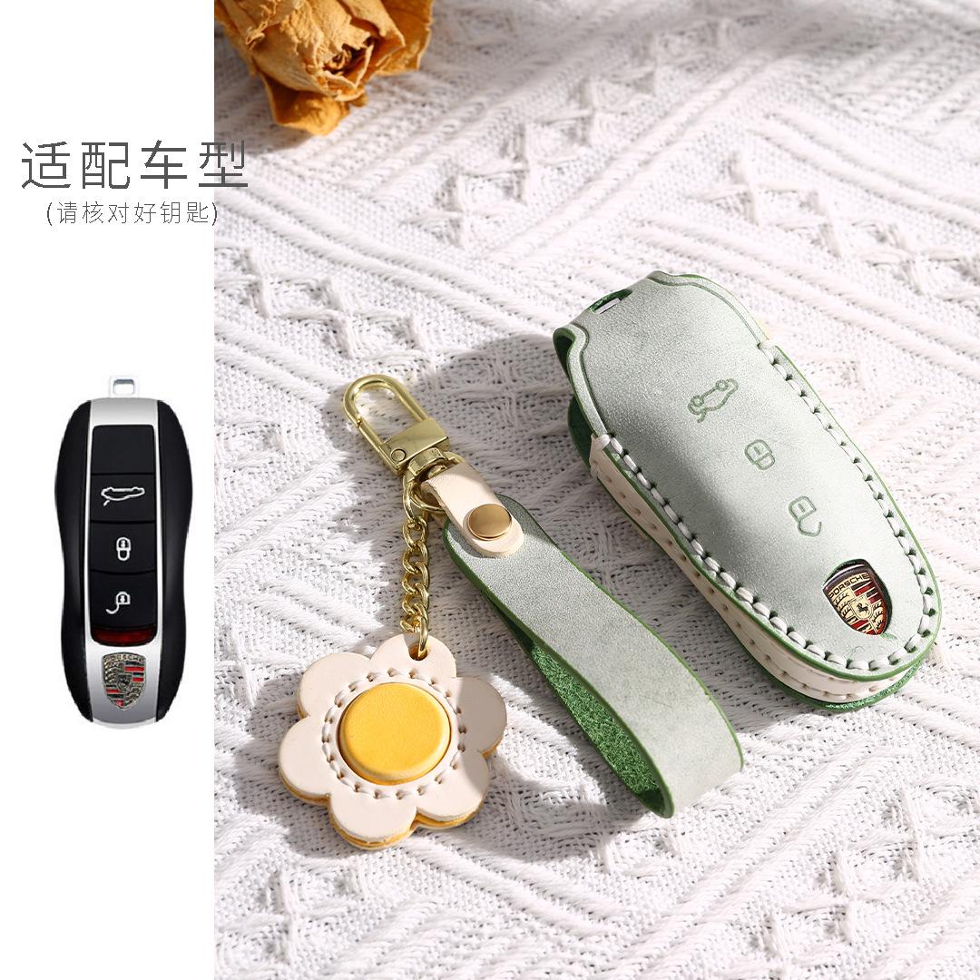 

Special Porsche Key Case 22 New Paramela/Cayenne 718/Macan Set High-End Leather Buckle Ladies