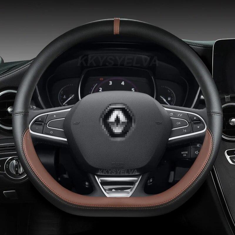 Car Steering Wheel Cover For Scenic Clio Laguna 2 3 4 5 Kangoo Fluence Megane Trafic Talisman Twingo Kaptur Accessories