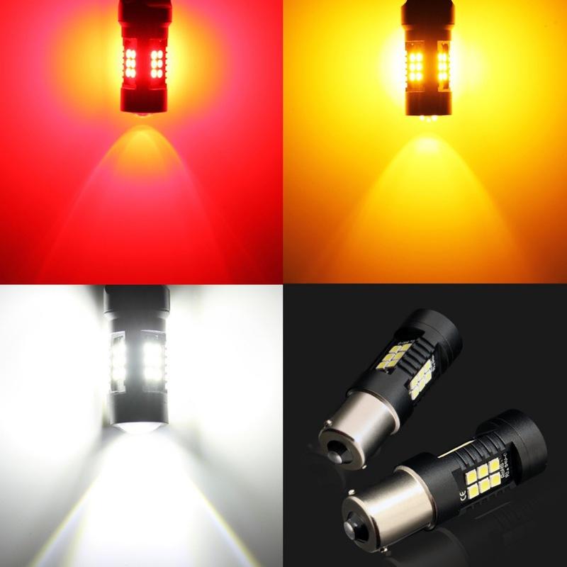 10pcs 1156 BA15S P21W 1157 P21/5W BAY15D BAU15S PY21W LED Car Tail Bulb Brake Reverse Lights Daytime Running Turn Signal Light