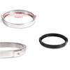 Motorcycles Lighting Accent Accessory: 5-3/4" LED Headlight Trim Rings Modification Headlamp Bezel Trims