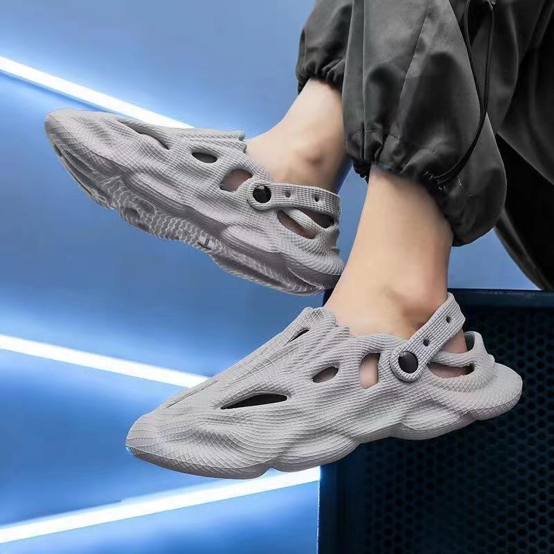 Sandalias de Moda Antideslizantes para Hombre 2024, Estilo Coreano, Suela Gruesa, Suaves, para Conducir al Aire Libre