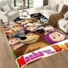 Masha Bear Carpet Suitable for Balcony Dormitory Playrooms Dining Room Anti-slip Rug Office Home Decor Wedding Party Gift