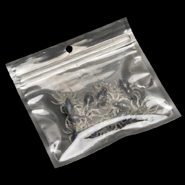 10Pcs Artificial Spiders Fishing Lures Bites-Resistant Bright Sequins Soft Swimbaits Soft Worm Baits Fishing Supplies