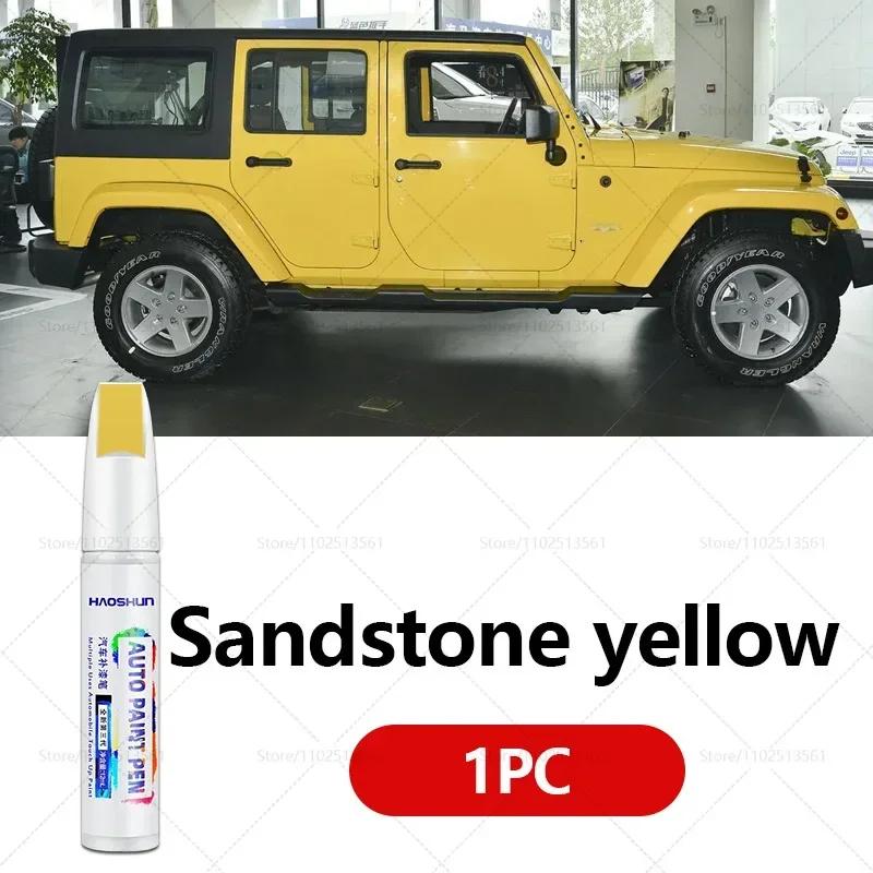 For Jeep Wrangler 1987-2025 2024 2023 Paint Repair Pen Touch Up Scratch Remover DIY Auto Accessories Black White Blue Yellow