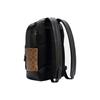 Coach Graham 29 Monogram Stripe Canvas And Leather Backpack Large Men Backpack Khaki Black C3230-QBE7V