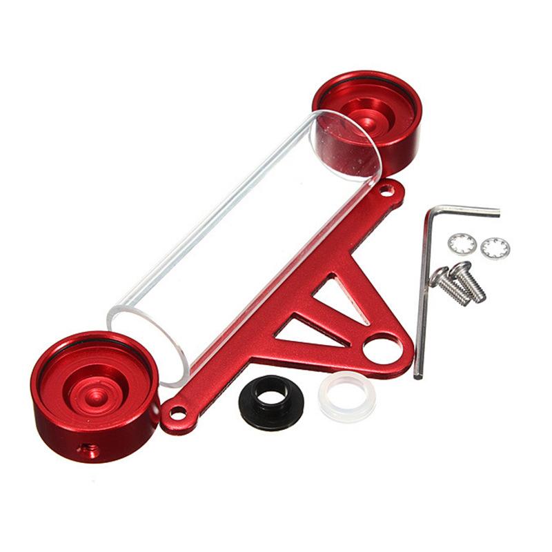 Motorcycle Tube Tax Disc Waterproof Aluminium Acrylic Motorbike Cylindrical Scooter Tube Tax Disc Holder Motorcycle Accessories