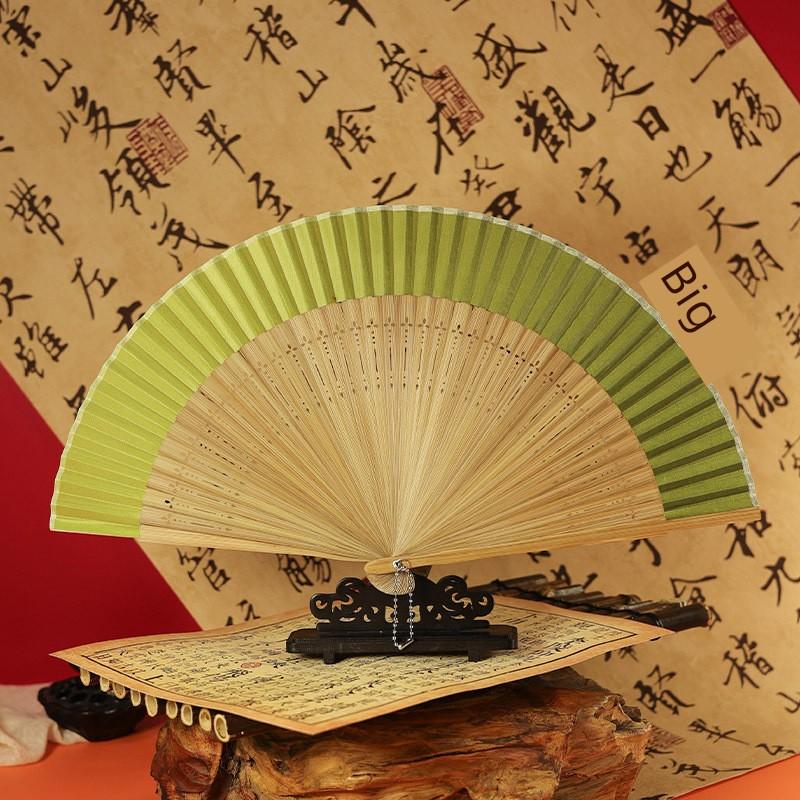 [Don't Yurong] New Chinese Style Suzhou Retro Style Folding Fan Summer Han Chinese Clothing Portable Folding Fan Female Fan