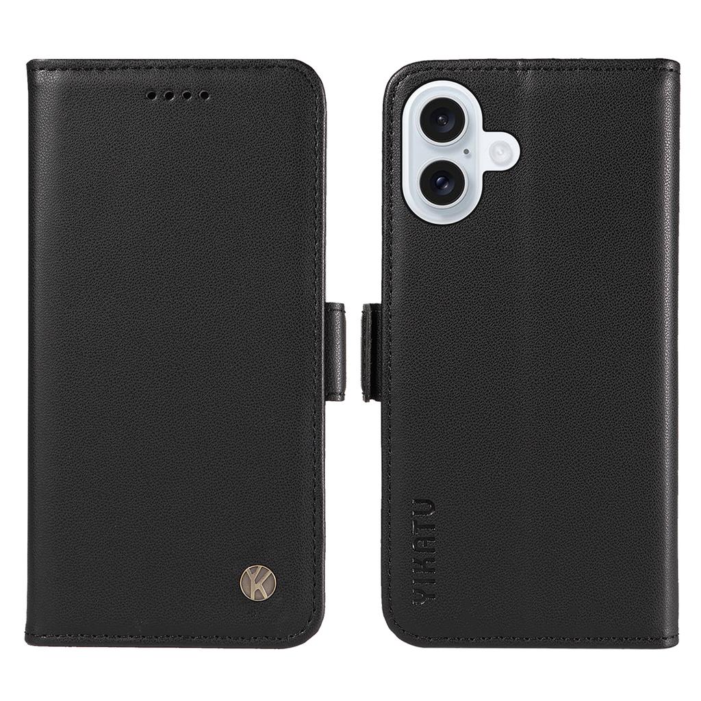 For iPhone 17 Wallet Phone Case YIKATU YK-003 Leather Stand Cover