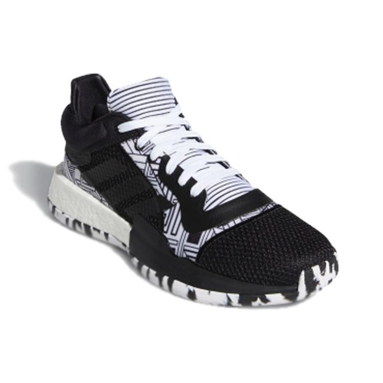 adidas Marquee Boost Low 'Graffiti' (Unisex) Core Black / Cloud White / Core Black Vintage Basketball Shoes F97281