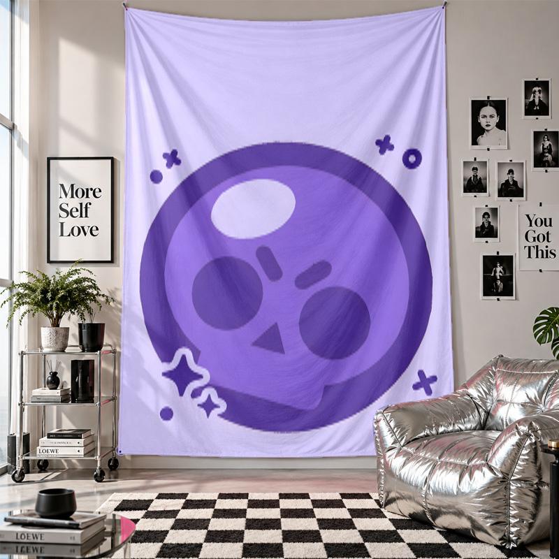 Wall TapestryBrawl Stars Art Hanging Cloth Decorative Background Cover for Room Decoration