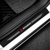 4Pcs Car Carbon Fiber  Door Threshold Protector Decal Auto Accessories For Mitsubishi 9 Ralliart X EX L200 Colt Outlander Pajero