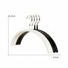10 Anti Slip and Traceless Hangers, Thickened Semi-circular Metal Hangers, Saving Space Without Occupying Space