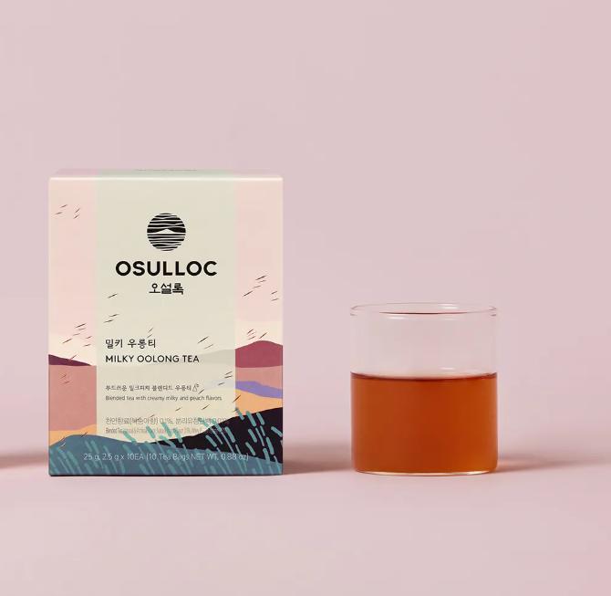 Osulloc Mléčný oolongový čaj 10 sáčků | Prémiový korejský čaj z ostrova Jeju