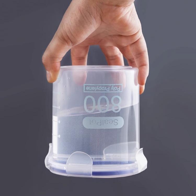 Large Transparent Airtight Food Storage Container for Milk Powder and Grains