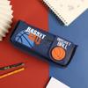 Large Capacity Basketball Pencil Case Storage Cartoon Basketball Stationery Box  Students Office