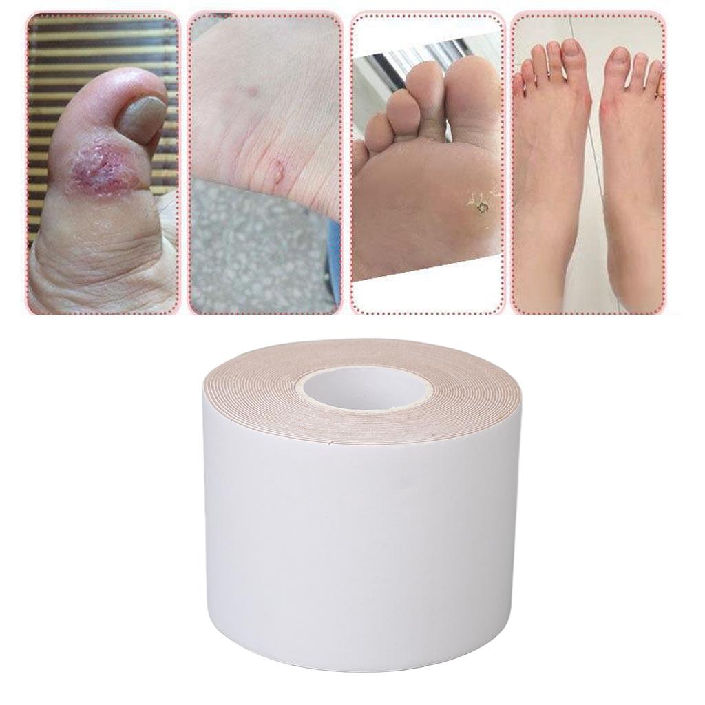 Soft Breathable Blister Prevention Tape Brown Wear Resistant Heel Adhesive Pad for Feet Chafing