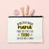 I Have The Best Mom In The World Print Comestic Bag Travel Neceser Toiletries Makeup Bags Mother's Day Birthday Gifts for Mother