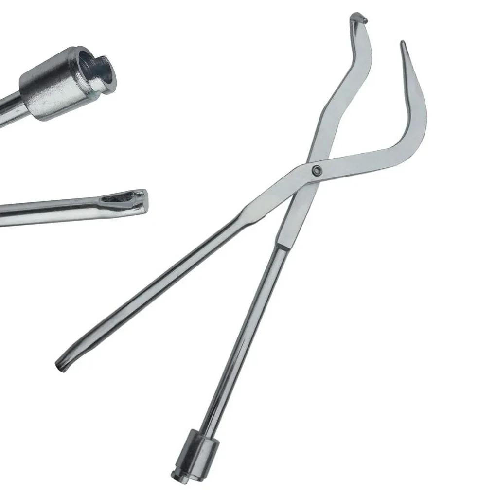 1PCS Dual-Ended Brake Spring Pliers 7.5in Car Drum Brake Line Shoe-Return Spring Plier  Car Workshop Repair Hand Tool Parts