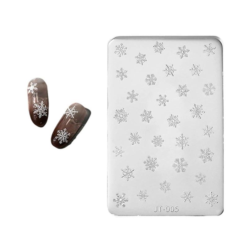 Food Grade Silicone Nail Art Mold With Floral 3D Embossed Design Nail Stamp For Easy DIY Beautiful Creation