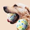 1 PCS Random Color High-Elastic Lightweight Popcorn Ball Chew Resistant Teeth Grinding Pet Toy Solid Dog Ball