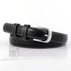 Pu Ladies Leather Belt With Metal Pin Fastener For Office And Daily Outfits