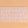 Transparent Letter Silicone Mold Letter And Number Mold Epoxy Resin Molds For Diy Jewelry Dried Flower Resin Crafts Tool