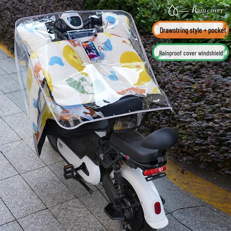 Extra Large Electric Car Windshield and Bicycle Handlebar Rain Cover